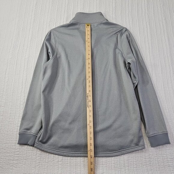 Under Armour Coldgear Loose Men's Size M 1/4 Zip Pullover Grey Activewear EUC LN - Picture 12 of 13